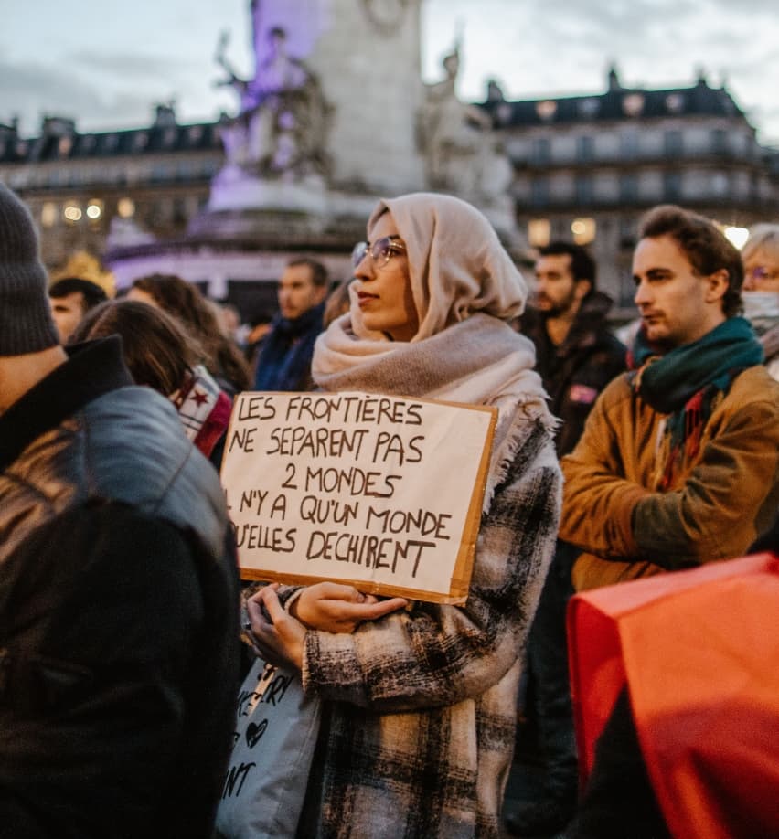 Manifestation Exilés Paris